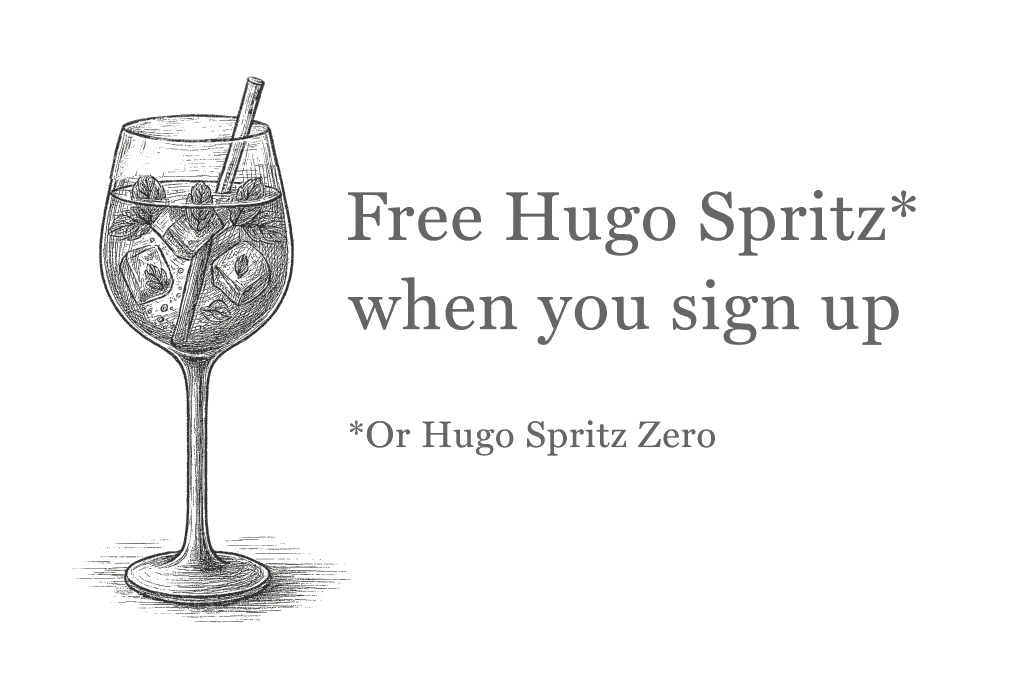 Hugo Spritz Signup Offer